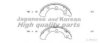 HONDA 064B3SA0670 Brake Shoe Set